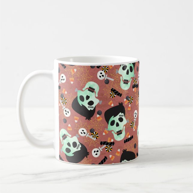 Frankenstein Halloween Monster Mugg (Vänster)