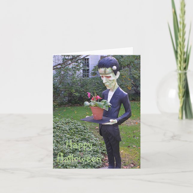 Frankenstein Halloween noterar kortet Kort (Framsida)