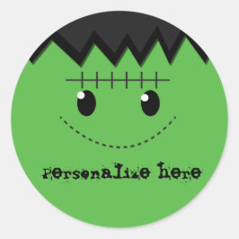 Frankenstein Halloween Personlig Fest Klistermärke