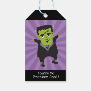 Frankenstein Halloween Presentetikett