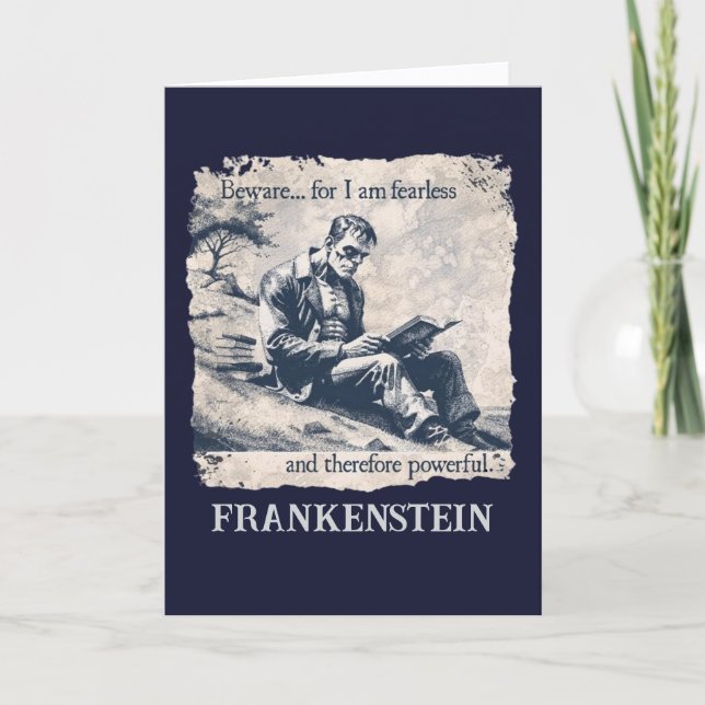 Frankenstein-kort Helgkort (Framsida)