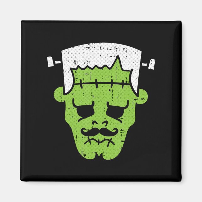 Frankenstein Latmaskerad Kostym Skräckfilm M Magnet (Framsidan)