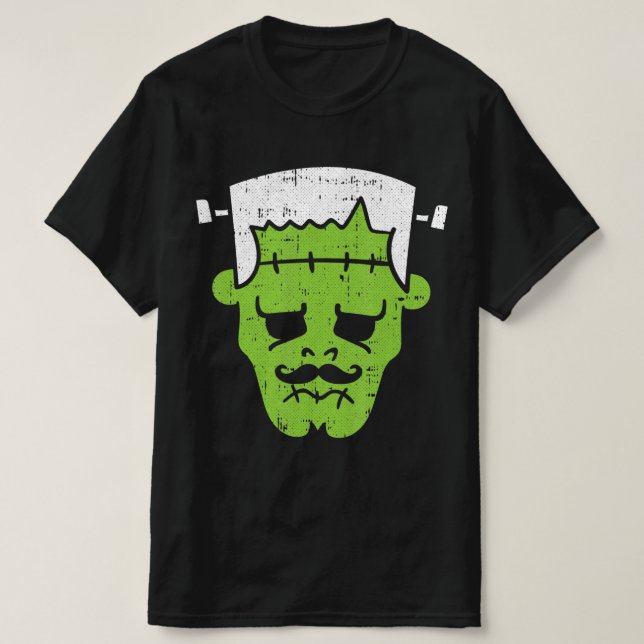 Frankenstein Lazy Halloween Costume Horror Movie M T Shirt (Design framsida)
