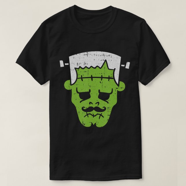 Frankenstein Lazy Halloween Costume Horror Movie M T Shirt (Design framsida)