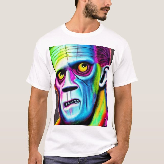 Frankenstein Manar-Shirts T Shirt (Framsida)