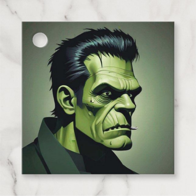 frankenstein märkre gåvor etiketter (Framsida)