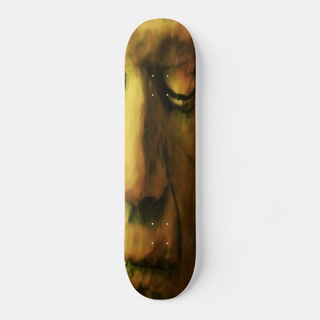 Frankenstein Mask Skateboard (Framsida)