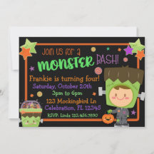 Frankenstein Monster Bash Halloween Födelsedag