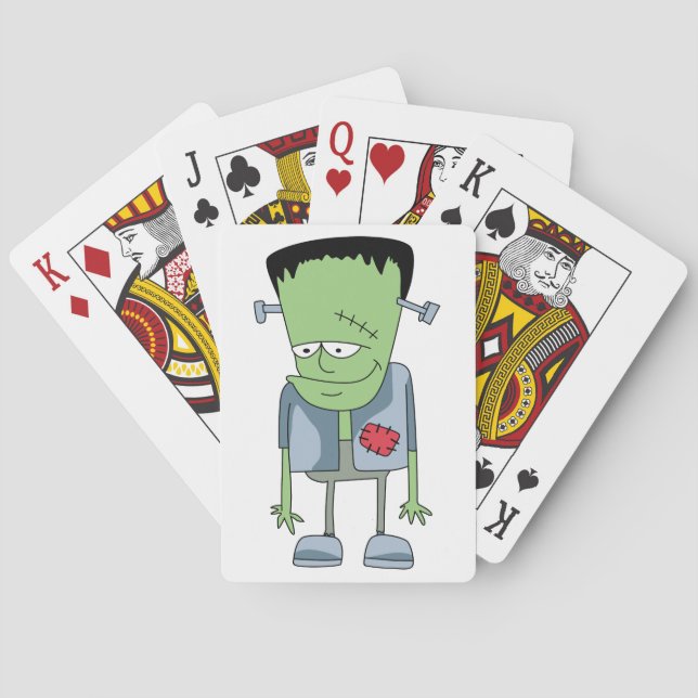 Frankenstein monster casinokort (Baksidan)