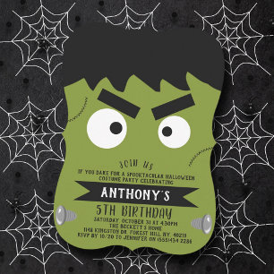 Frankenstein Monster Halloween i någon ålder Inbjudningar