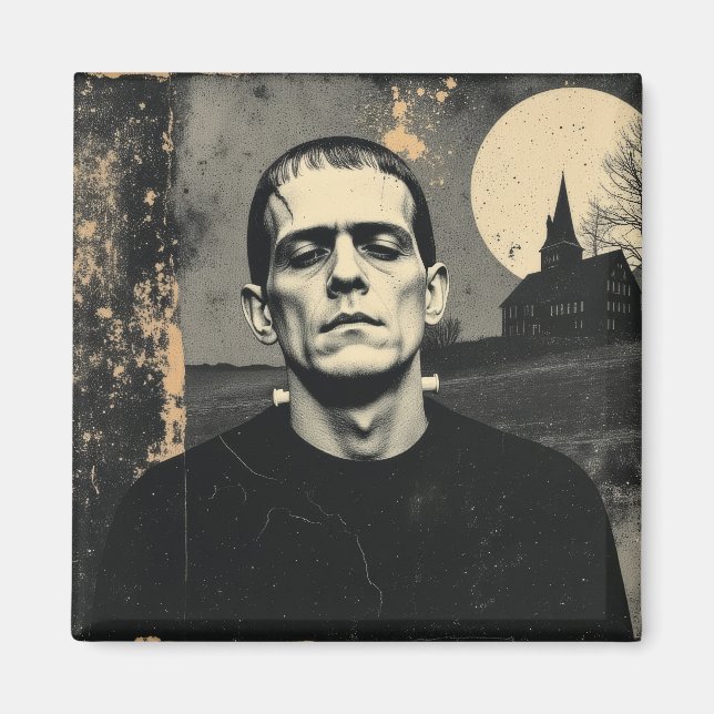 Frankenstein-monster Halloween Magnet (Framsidan)
