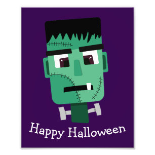 Frankenstein Monster Illustration Fototryck