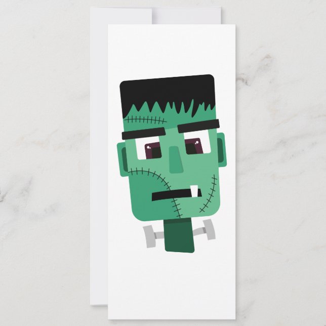 Frankenstein Monster Illustration Inbjudningar (Framsida)