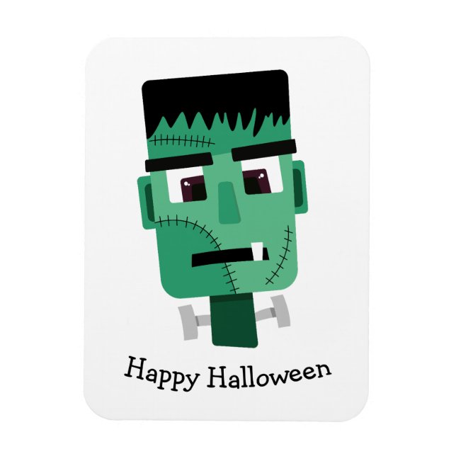 Frankenstein Monster Illustration Magnet (Vertikal)