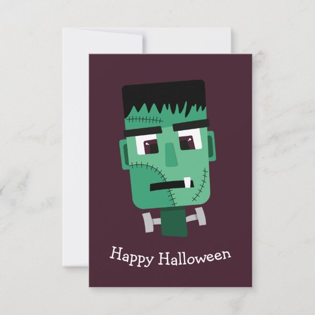 Frankenstein Monster Illustration Spara Datumet (Framsida)