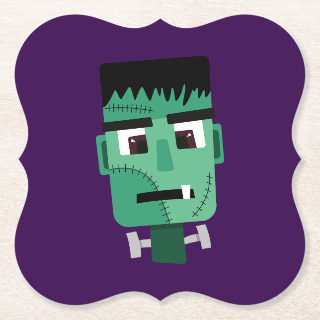 Frankenstein Monster Illustration Underlägg Papper (Framsida)