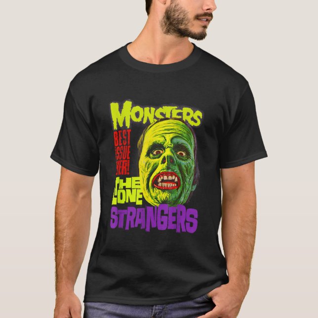 Frankenstein Monster Lone Stranger Shirt Horror Mo T (Framsida)