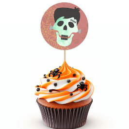 Frankenstein Monster Mash Halloween-fest Sticker Runt Klistermärke