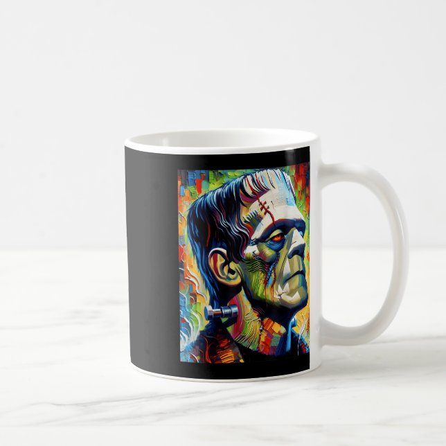 Frankenstein Monster och Bride Halloween Matching Kaffemugg (Höger)