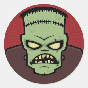 Frankenstein Monster Runt Klistermärke