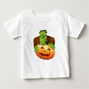 Frankenstein Monster Tecknad med Pumpkin Tröja