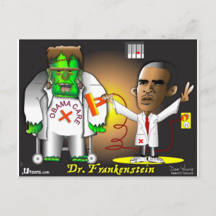 Frankenstein Monster Vykort