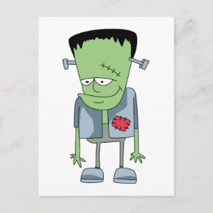 Frankenstein monster vykort