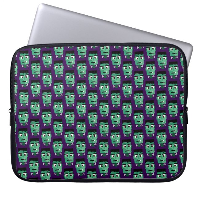 Frankenstein Monsterhuvud Laptop Fodral (Framsidan)
