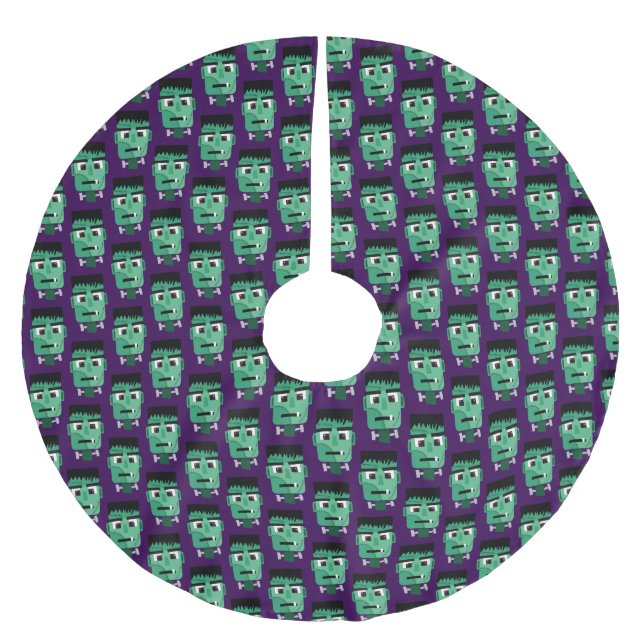 Frankenstein Monsters chef Julgransmatta Borstad Polyester (Framsidan)