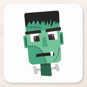 Frankenstein Monsters chef Underlägg Papper Kvadrat