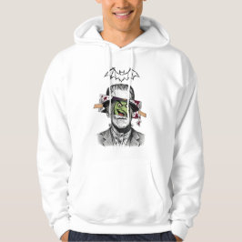 Frankenstein-monstret möter den onda häxan | Vinta Hoodie
