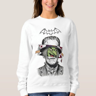 Frankenstein-monstret möter den onda häxan | Vinta T Shirt