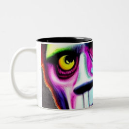 Frankenstein-mugg Två-Tonad Mugg