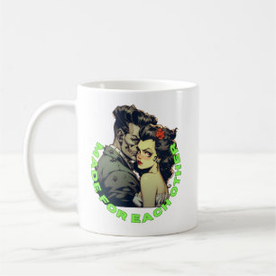 Frankenstein och Bröllop-kaffet mugg