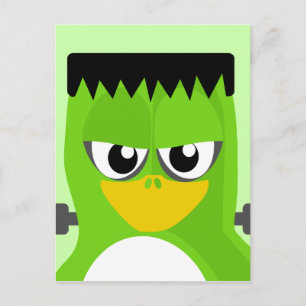 Frankenstein Penguin Vykort