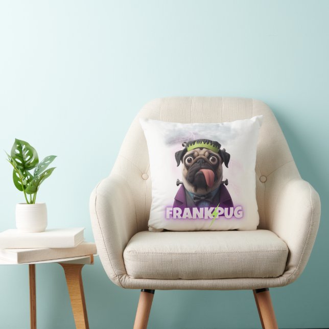 Frankenstein Pug Pillow Kudde (Stol)