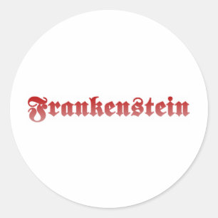 Frankenstein Runt Klistermärke