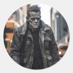 Frankenstein Runt Klistermärke