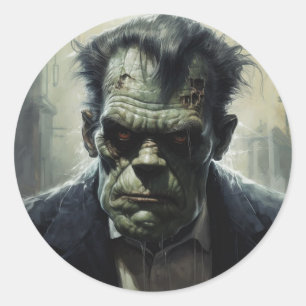 Frankenstein Runt Klistermärke
