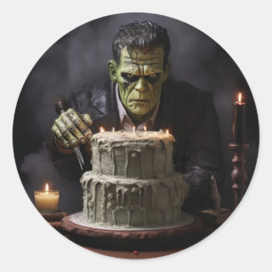 Frankenstein Runt Klistermärke