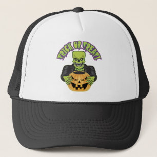 Frankenstein Skull Truckerkeps