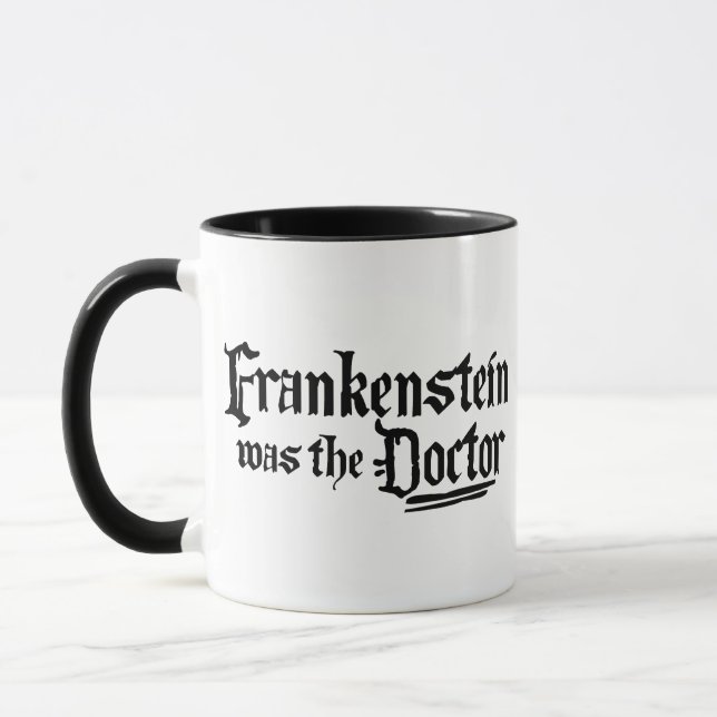 Frankenstein var Doktor Mugg (Vänster)