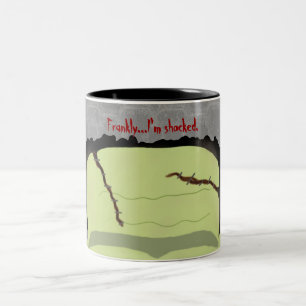 Frankenstein vitsHalloween mugg