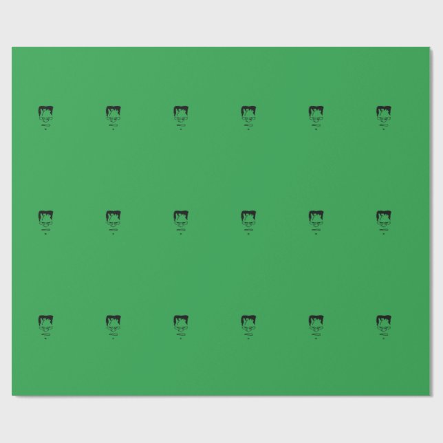 Frankenstein Wrapping Papper Presentpapper (Platt)