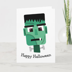Frankensteinmonstrets huvud kort