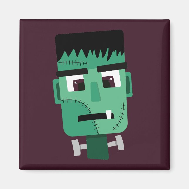 Frankensteinmonstrets huvud magnet (Framsidan)