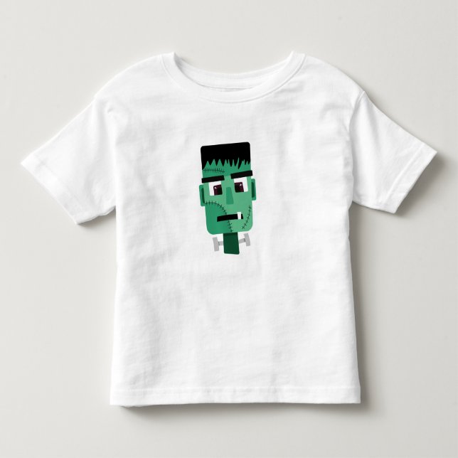 Frankensteinmonstrets huvud t shirt (Framsida)