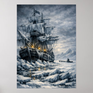 Frankensteins arktiska jakt av BurnsInHell Poster