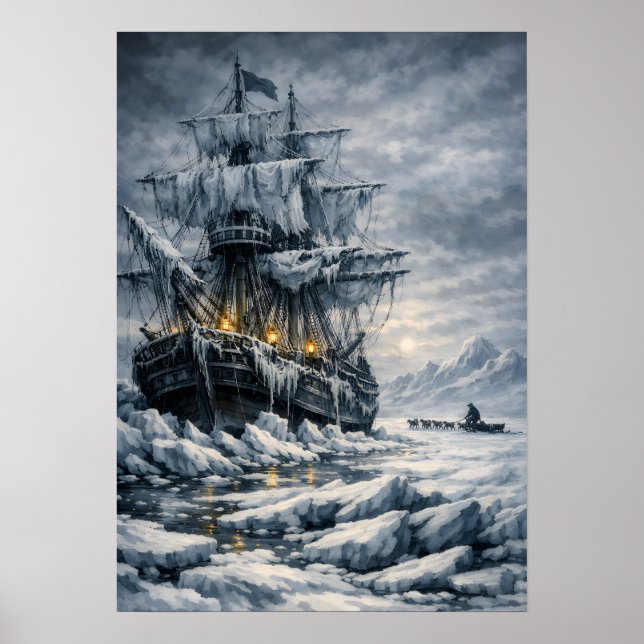 Frankensteins arktiska jakt av BurnsInHell Poster (Framsidan)