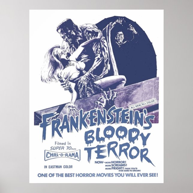 Frankensteins Bloody Terror Poster (Framsidan)